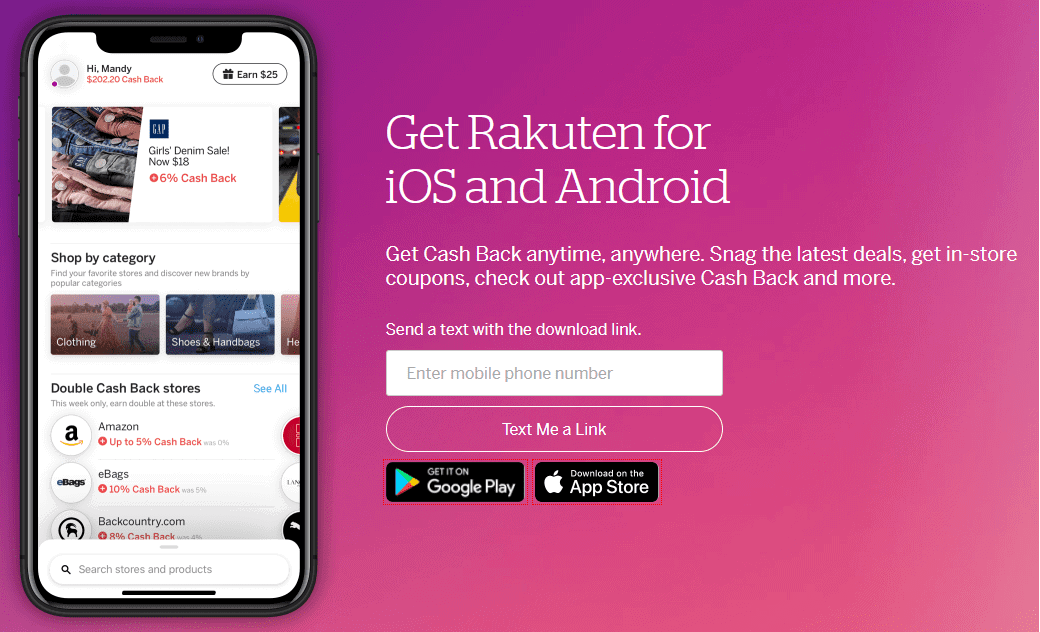 cashback-Rakuten-app