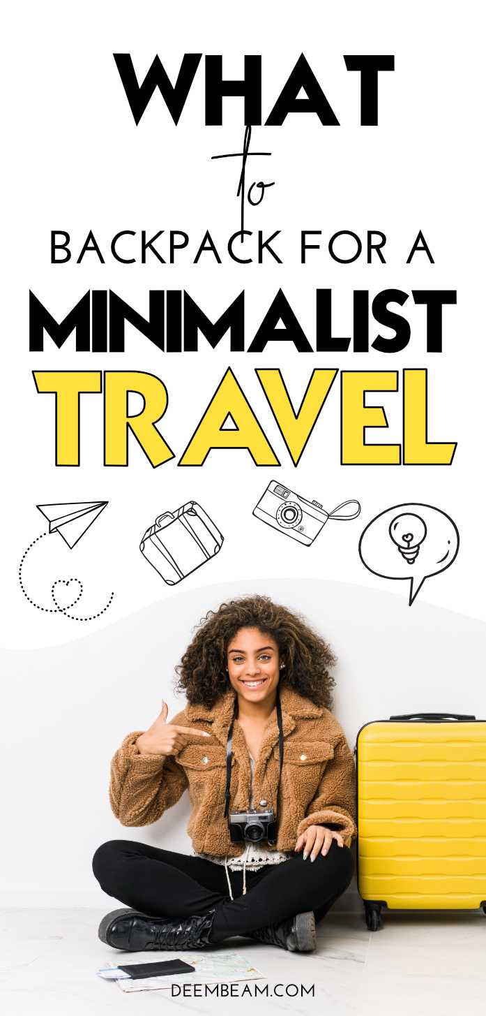 minimalist travel backpacking